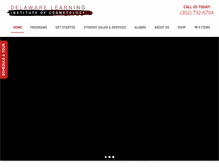 Tablet Screenshot of delawarecosmetology.com